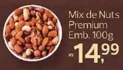 Supermercados Jau Serve Mix de Nuts Premium oferta