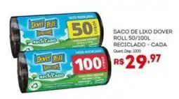 Bistek Supermercados saco de lixo dover roll reciclado oferta