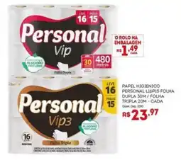 Bistek Supermercados Papel higienico personal li6p15 folha dupla oferta