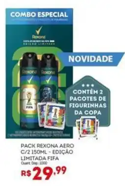 Bistek Supermercados Pack rexona aero edição limitada fifa oferta
