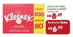 Bistek Supermercados Lenço de papel kleenex l100p80 oferta