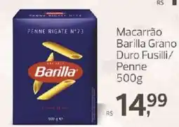 Supermercados Jau Serve Macarrão Barilla Grano Duro Fusilli/ Penne oferta