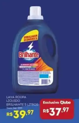 Bistek Supermercados Lava roupa líquido brilhante 5 litros oferta