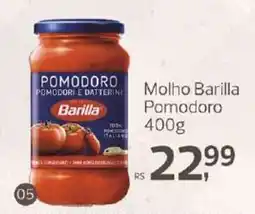 Supermercados Jau Serve molho barilla pomodoro oferta