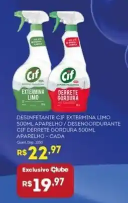 Bistek Supermercados Desinfetante cif extermina limo / desengordurante cif derrete gordura oferta