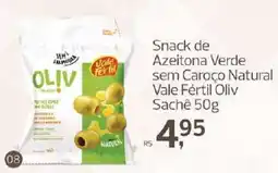 Supermercados Jau Serve Snack de Azeitona Verde sem Caroço Natural oferta