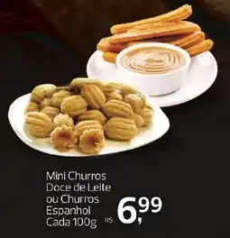 Supermercados Jau Serve Mini Churros Doce de Leite ou Churros Espanhol oferta