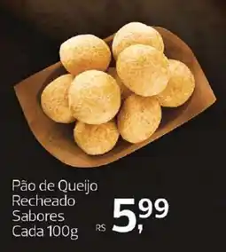Supermercados Jau Serve Pão de Queijo Recheado Sabores oferta