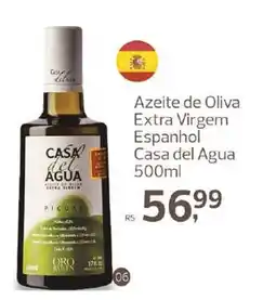 Supermercados Jau Serve Azeite de Oliva Extra Virgem Espanhol Casa del Agua oferta