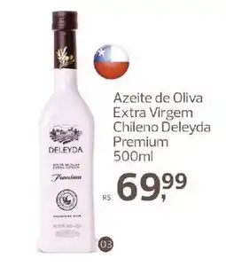 Supermercados Jau Serve Azeite de Oliva Extra Virgem Chileno Deleyda Premium oferta