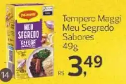 Supermercados Jau Serve Tempero maggi meu segredo sabores oferta