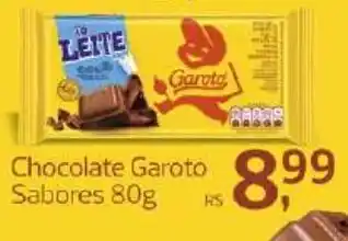Supermercados Jau Serve Chocolate garoto sabores oferta