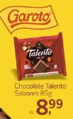 Supermercados Jau Serve Chocolate talento sabores oferta