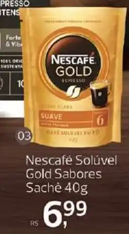 Supermercados Jau Serve Nescafé Solúvel Gold Sabores Sachê oferta