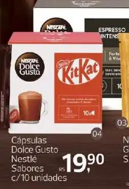 Supermercados Jau Serve Cápsulas Dolce Gusto Nestlé Sabores oferta