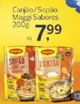 Supermercados Jau Serve Canjão/Sopão Maggi Sabores oferta