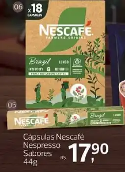 Supermercados Jau Serve Cápsulas Nescafé Nespresso Sabores oferta