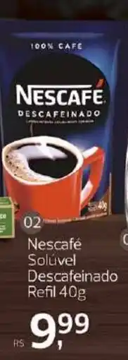 Supermercados Jau Serve Nescafé solúvel descafeinado oferta