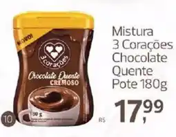 Supermercados Jau Serve Mistura 3 Corações Chocolate Quente oferta