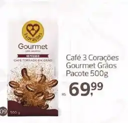 Supermercados Jau Serve Café 3 Corações Gourmet Grãos oferta
