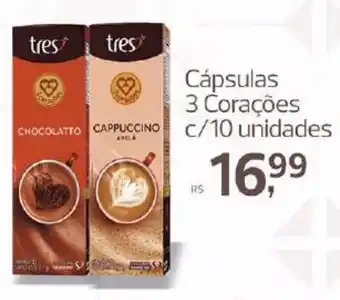 Supermercados Jau Serve Cápsulas 3 Corações oferta