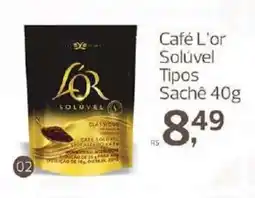 Supermercados Jau Serve Café L'or Solúvel Tipos Sachê oferta