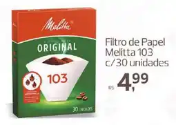 Supermercados Jau Serve Filtro de Papel Melitta 103 oferta