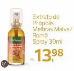 Supermercados Jau Serve extrato de própolis melbras malva/romã oferta