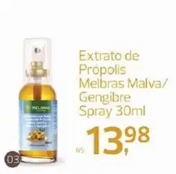 Supermercados Jau Serve Extrato de Própolis Melbras Malva/ Gengibre oferta