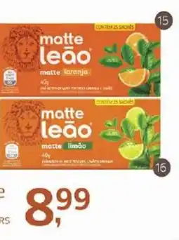 Supermercados Jau Serve matte leão matte laranja matte limão oferta