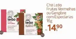 Supermercados Jau Serve Chá Leão Frutas Vermelhas ou Gengibre com Especiarias oferta