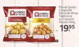 Supermercados Jau Serve Pão de Queijo Congelado Forno de Minas Tradicional ou Coquetel oferta