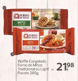 Supermercados Jau Serve Waffle Congelado Forno de Minas Tradicional ou Light oferta