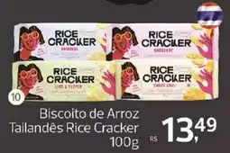 Supermercados Jau Serve Biscoito de Arroz Tailandês Rice Cracker oferta