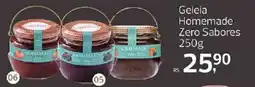 Supermercados Jau Serve Geleia Homemade Zero Sabores oferta