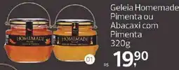 Supermercados Jau Serve Geleia Homemade Pimenta ou Abacaxi com Pimenta oferta