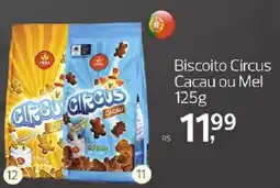 Supermercados Jau Serve Biscoito Circus Cacau ou Mel oferta