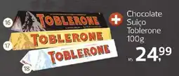 Supermercados Jau Serve Chocolate suíço toblerone oferta