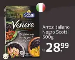 Supermercados Jau Serve Arroz Italiano Negro Scotti oferta