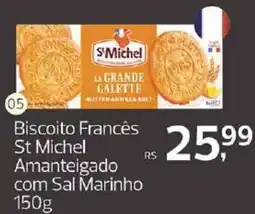 Supermercados Jau Serve Biscoito francês st michel amanteigado com sal marinho oferta