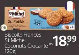 Supermercados Jau Serve Biscoito Francês St Michel Coconuts Crocante oferta