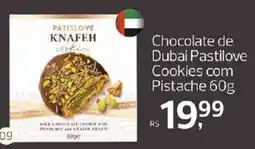 Supermercados Jau Serve Chocolate de Dubai Pastilove Cookies com Pistache oferta