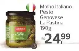 Supermercados Jau Serve Molho italiano pesto genovese la pastina oferta