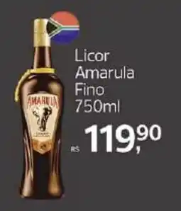 Supermercados Jau Serve Licor Amarula Fino oferta