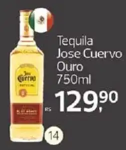 Supermercados Jau Serve Tequila Jose Cuervo Ouro oferta
