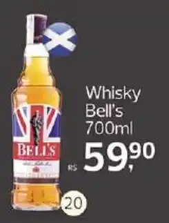 Supermercados Jau Serve Whisky Bell's oferta