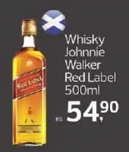 Supermercados Jau Serve Whisky Johnnie Walker Red Label oferta