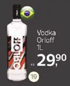 Supermercados Jau Serve Vodka Orloff oferta