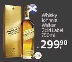 Supermercados Jau Serve Whisky Johnnie Walker Gold Label oferta