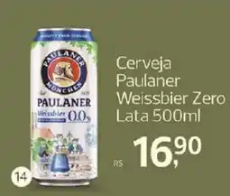 Supermercados Jau Serve Cerveja Paulaner Weissbier Zero oferta